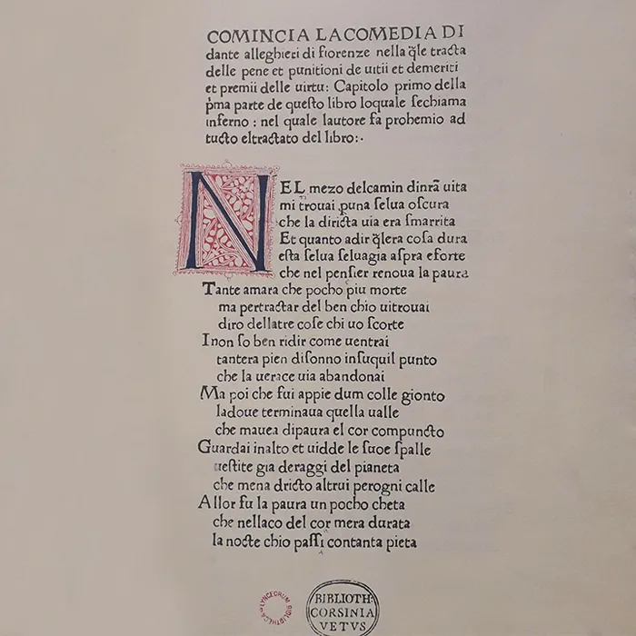divina commedia dante foligno
